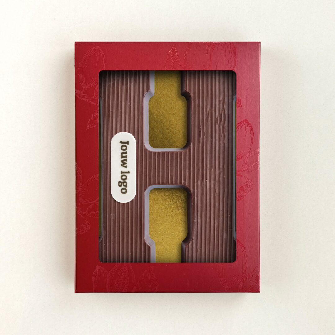 Chocoladeletter Eigen Logo H Melk