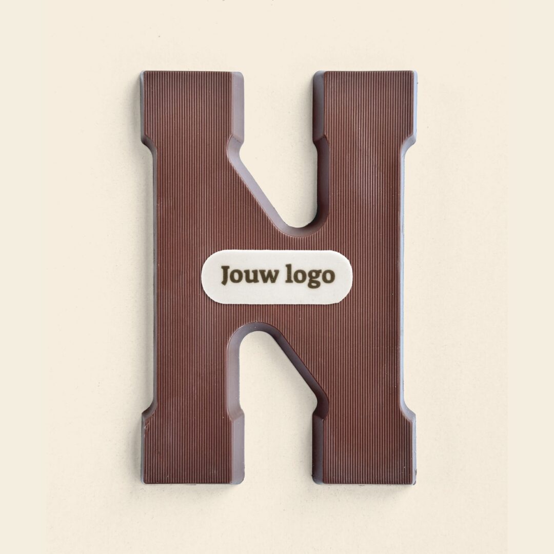 Chocoladeletter Eigen Logo N Melk