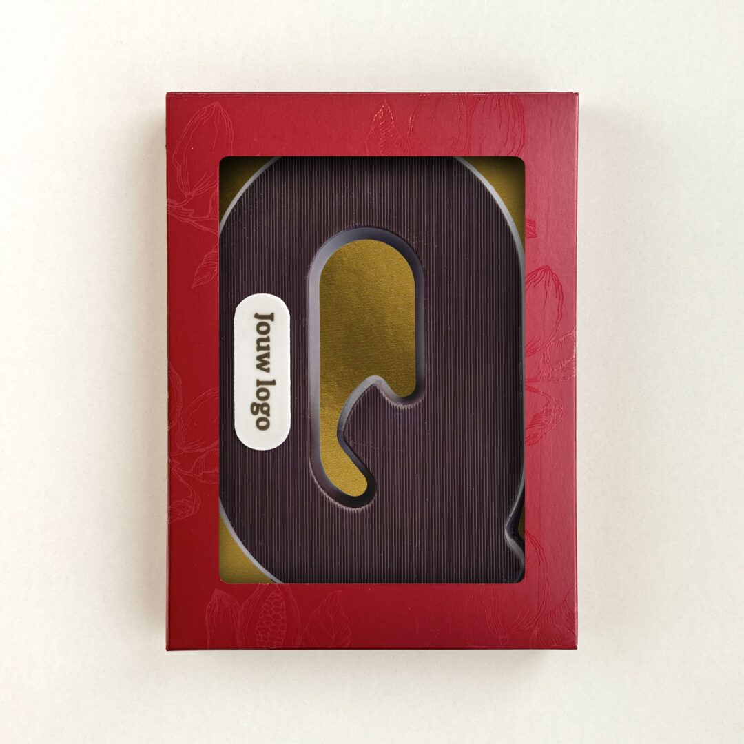 Chocoladeletter Eigen Logo Q Puur
