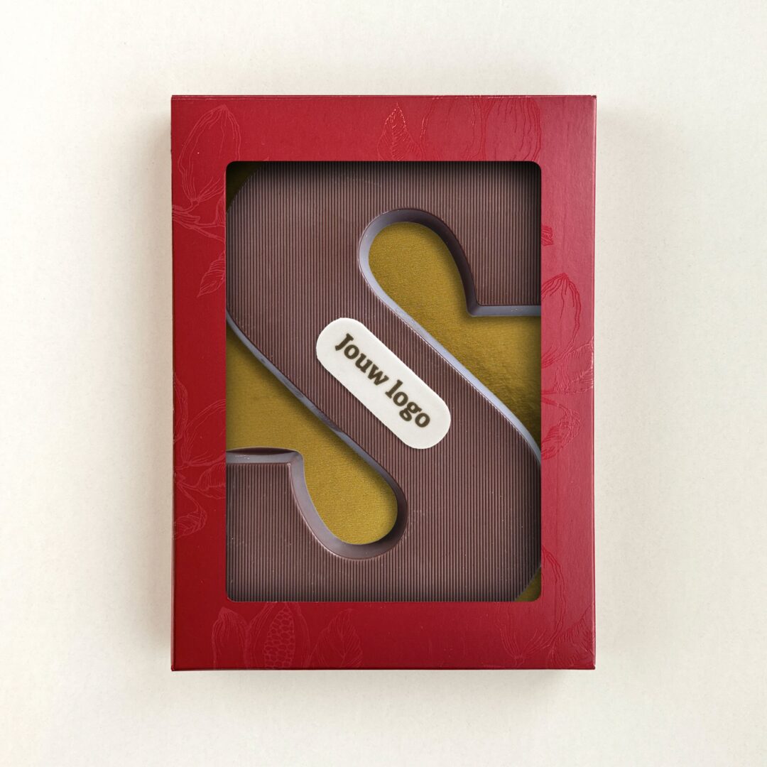 Chocoladeletter Eigen Logo S Melk