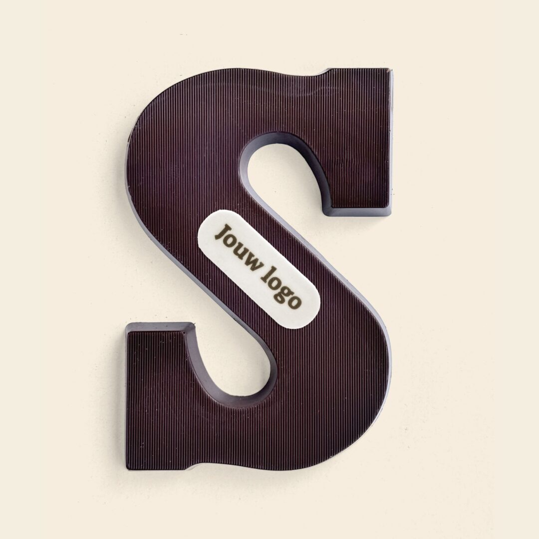 Chocoladeletter Eigen Logo S Puur
