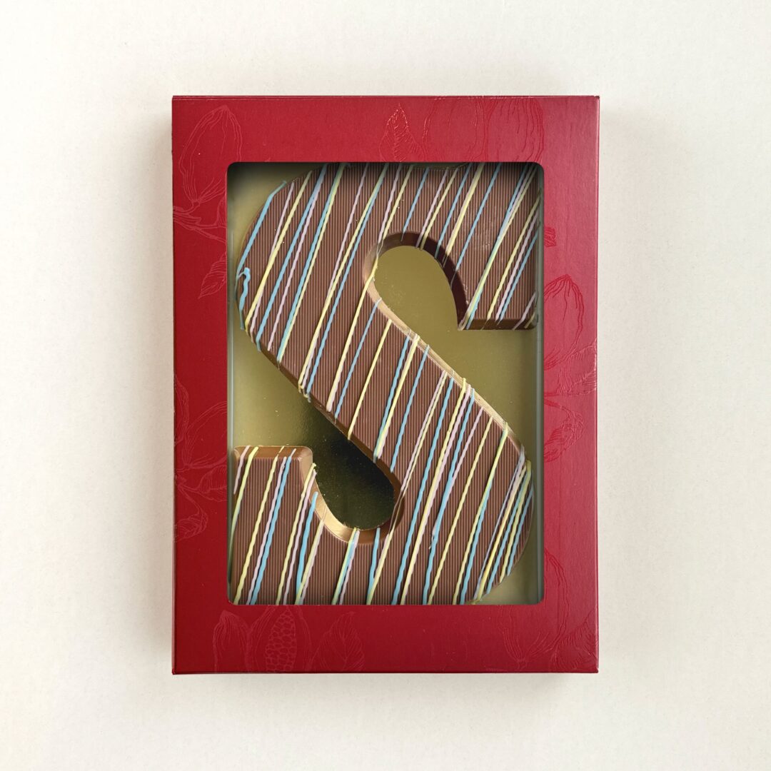 Luxe chocoladeletter s color fun melk