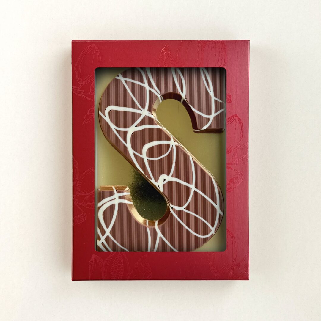 Luxe chocoladeletter praline melk