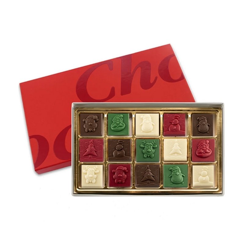 Chocolade kerstdecoraties