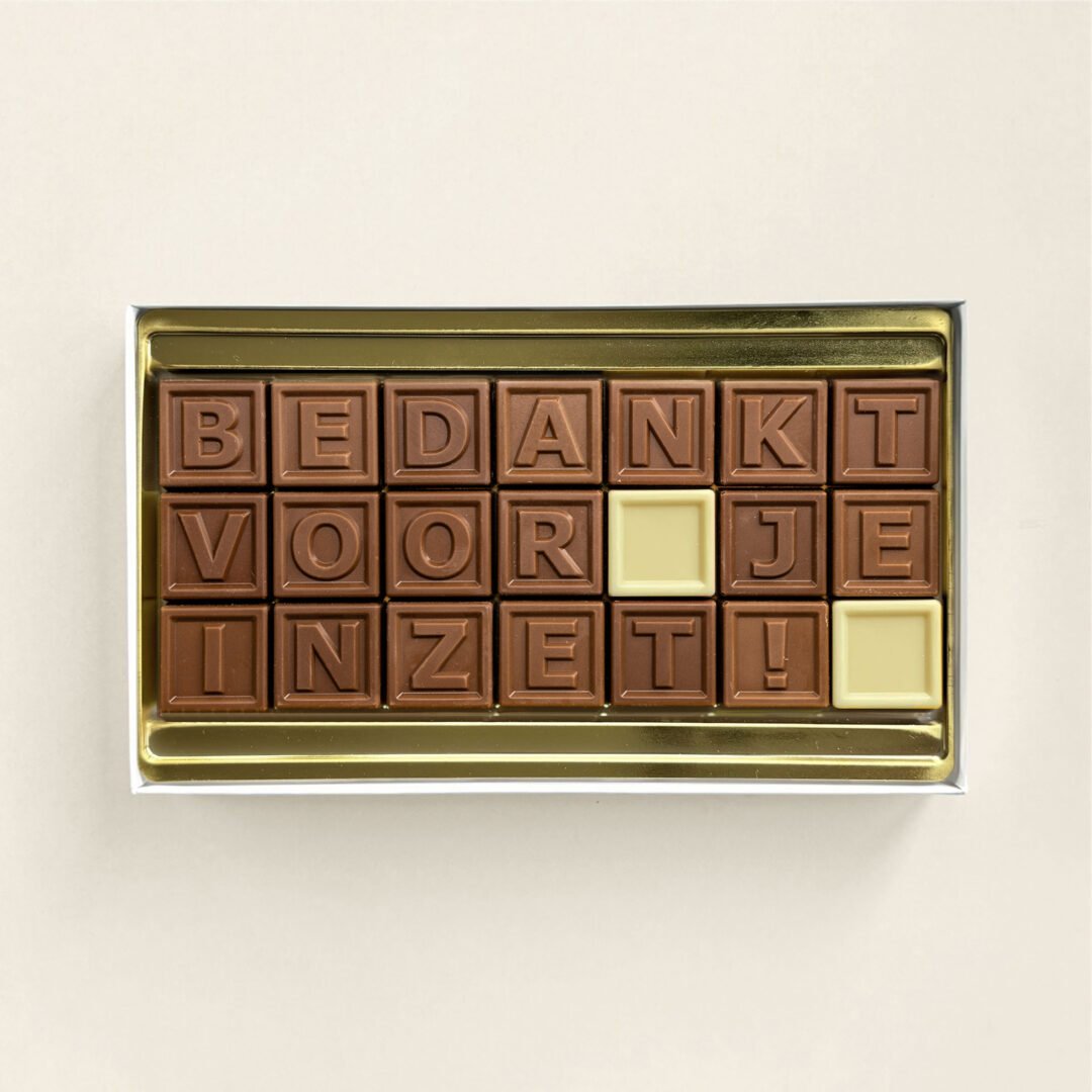 Chocotelegram 21 - Bedankt voor je inzet!