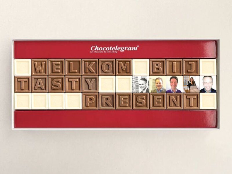 Een of meerdere foto's in jouw Chocotelegram tekst