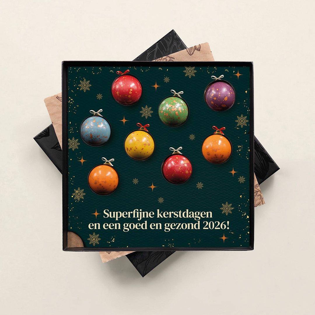Tasty Present domes assortiment - thema Kerstmis
