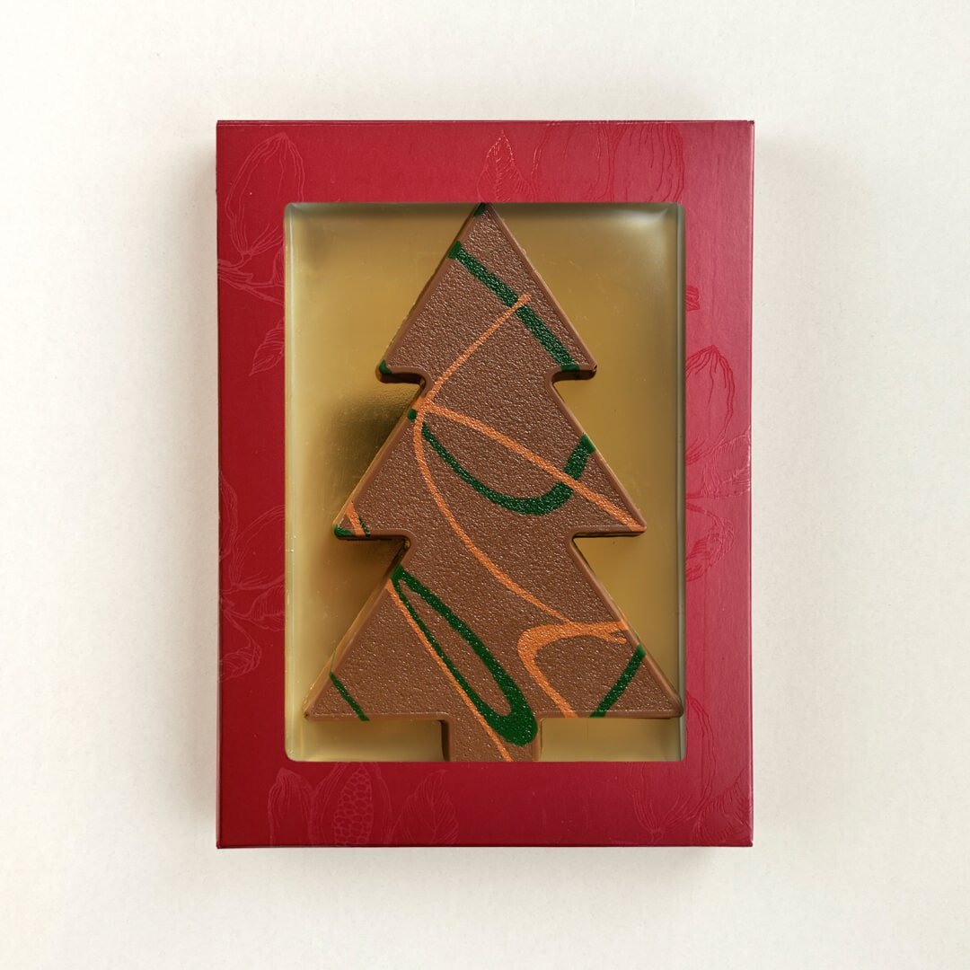 Chocolade kerstboom Dubai