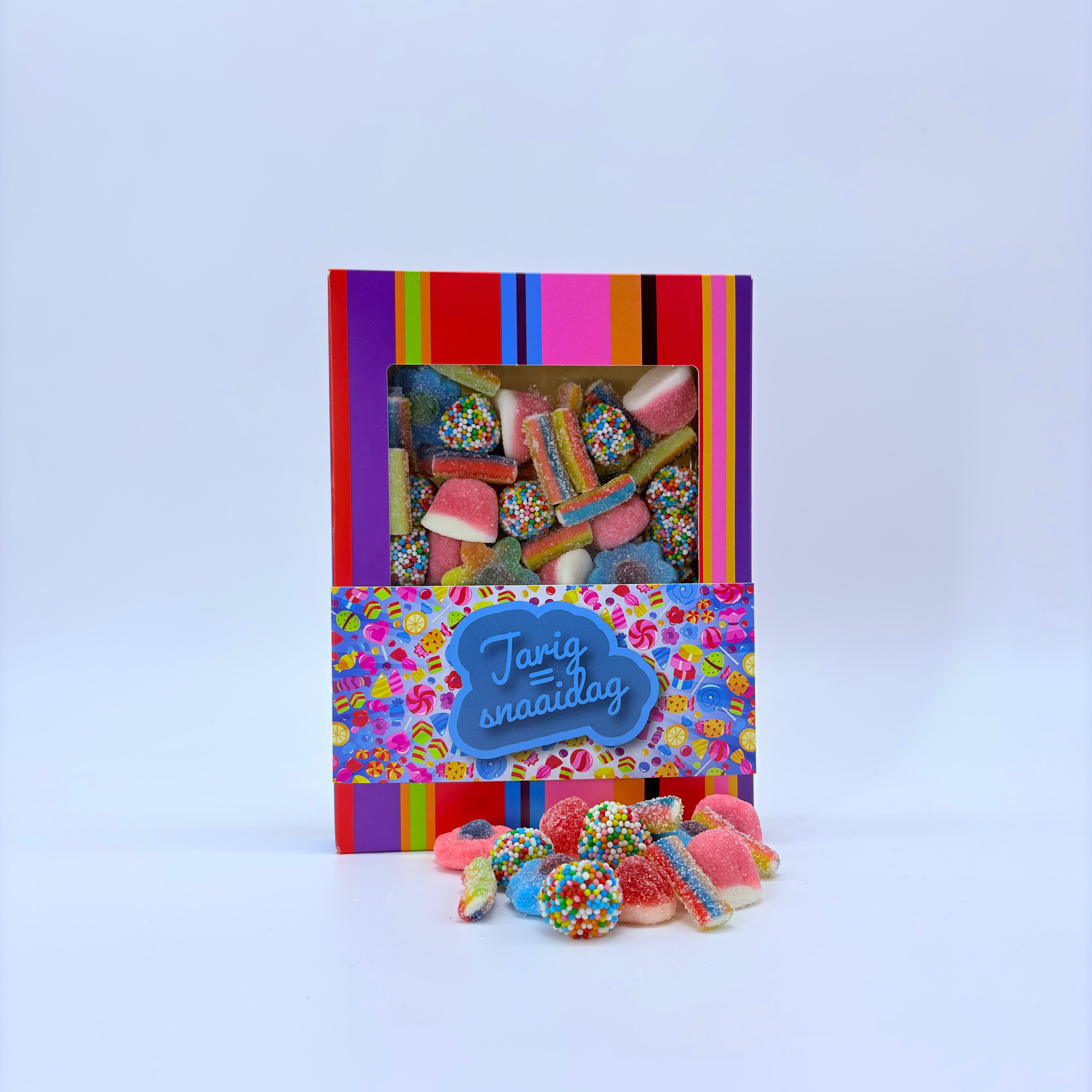 snoepdoos jarig is snaaidag