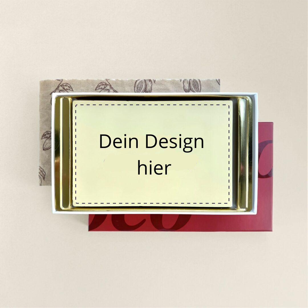 Schokoladentafel mit Ihrem eigenen Design