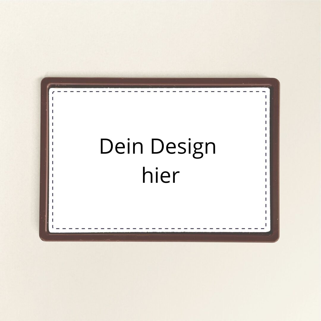 Schokoladen-Grußkarte