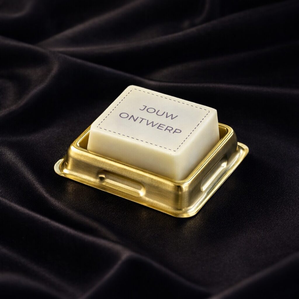 branding bites - chocolade logoblokjes voor bij de koffie, events, vergaderingen. Tasty Present - gepersonaliseerde chocolade en zoetwaren