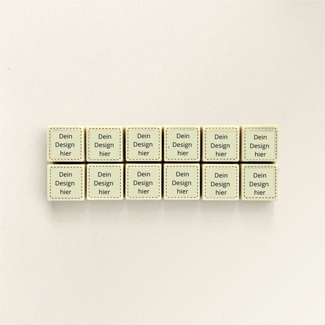 Schokoladen-Logo-Block 12x