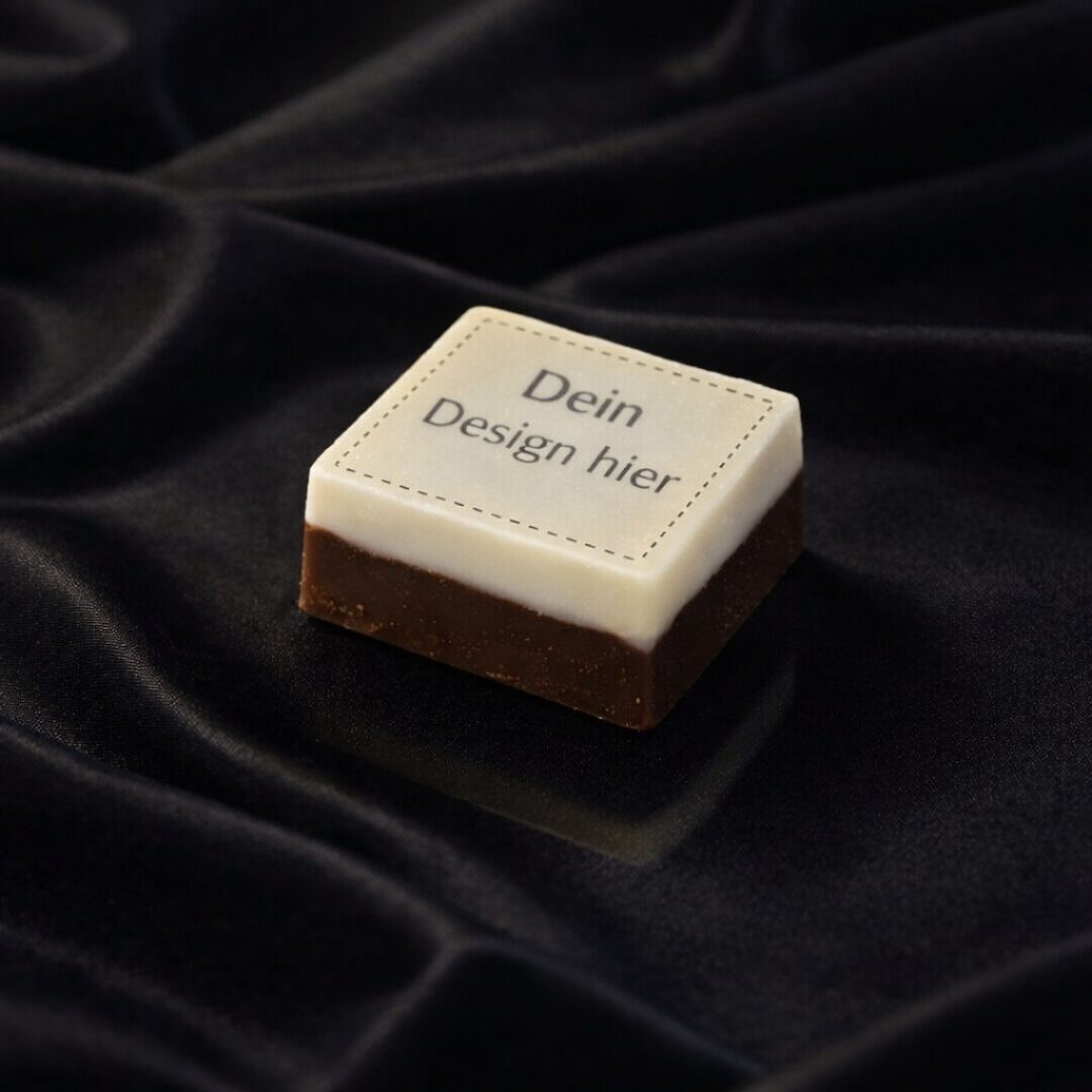 Branding Bites – Schokoladenwürfel mit Logo für Kaffee, Veranstaltungen, Besprechungen. Tasty Present – personalisierte Schokolade und Süßwaren