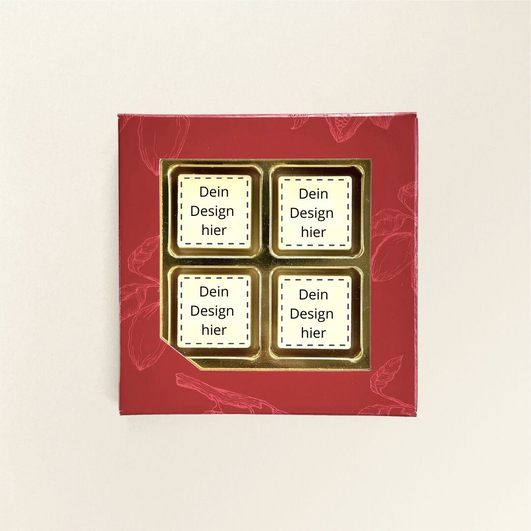 Schokoladen-Logo-Block 4x