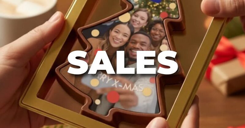 chocolade figuren personaliseren voor sales