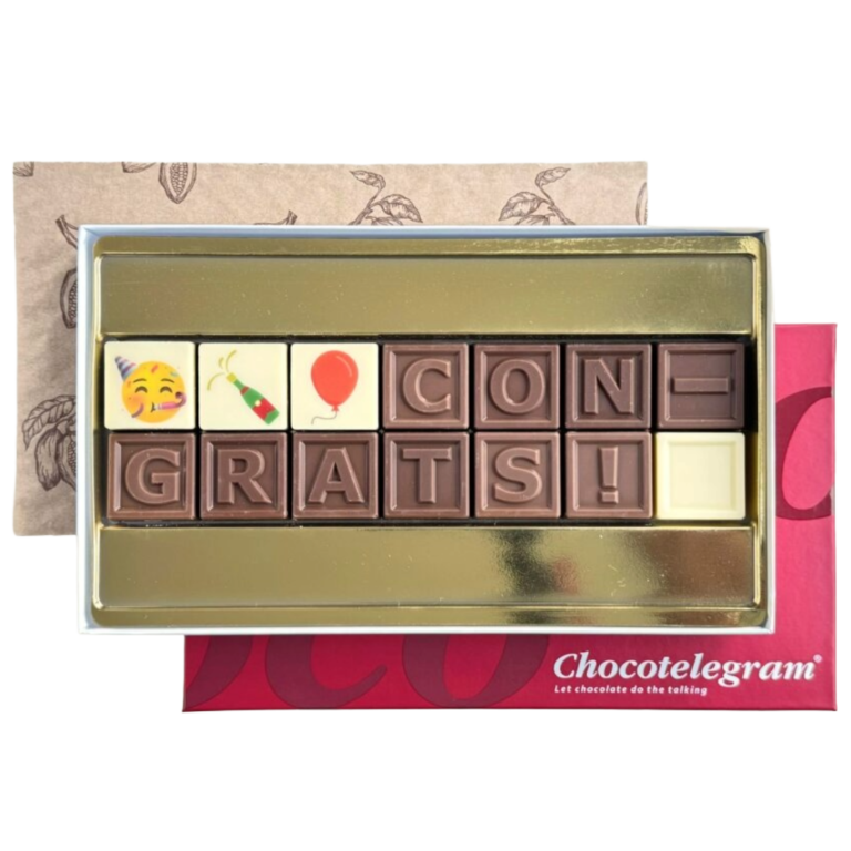 Chocotelegram met standaard boodschap