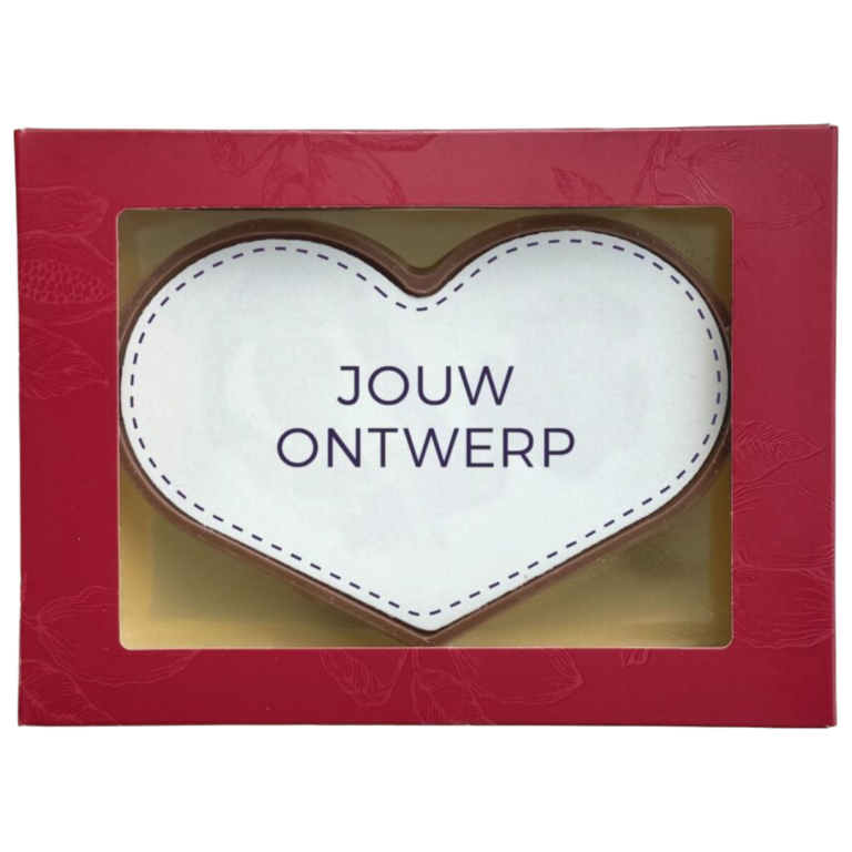 chocolade harten personaliseren. tasty Present