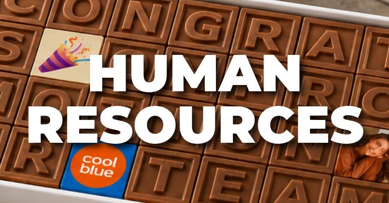 Chocotelegram voor medewerkers